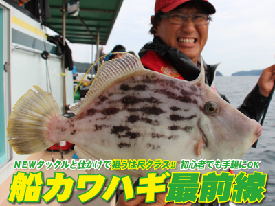 名手 宮澤幸則が実釣 船カワハギの最前線からレポートしちゃいます ニュース つりそく 釣場速報