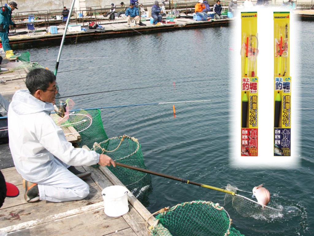 海上釣り堀はセット仕かけを使えば、さらにお手軽!!【マダイ 海上釣り堀はセット仕かけを使えば、さらにお手軽!!【マダイ