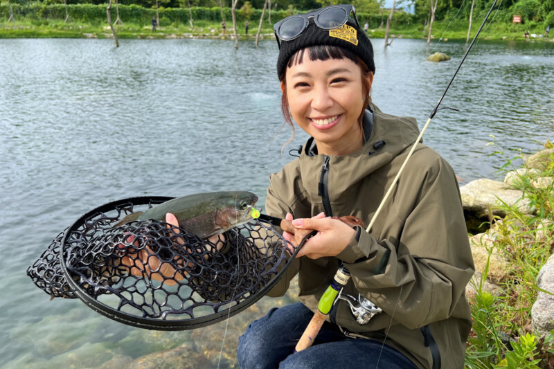ニジマス釣りにグッド】流行りの「管理釣り場」をもっと簡単に