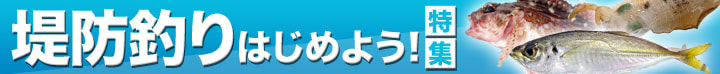 堤防釣りはじめよう！特集