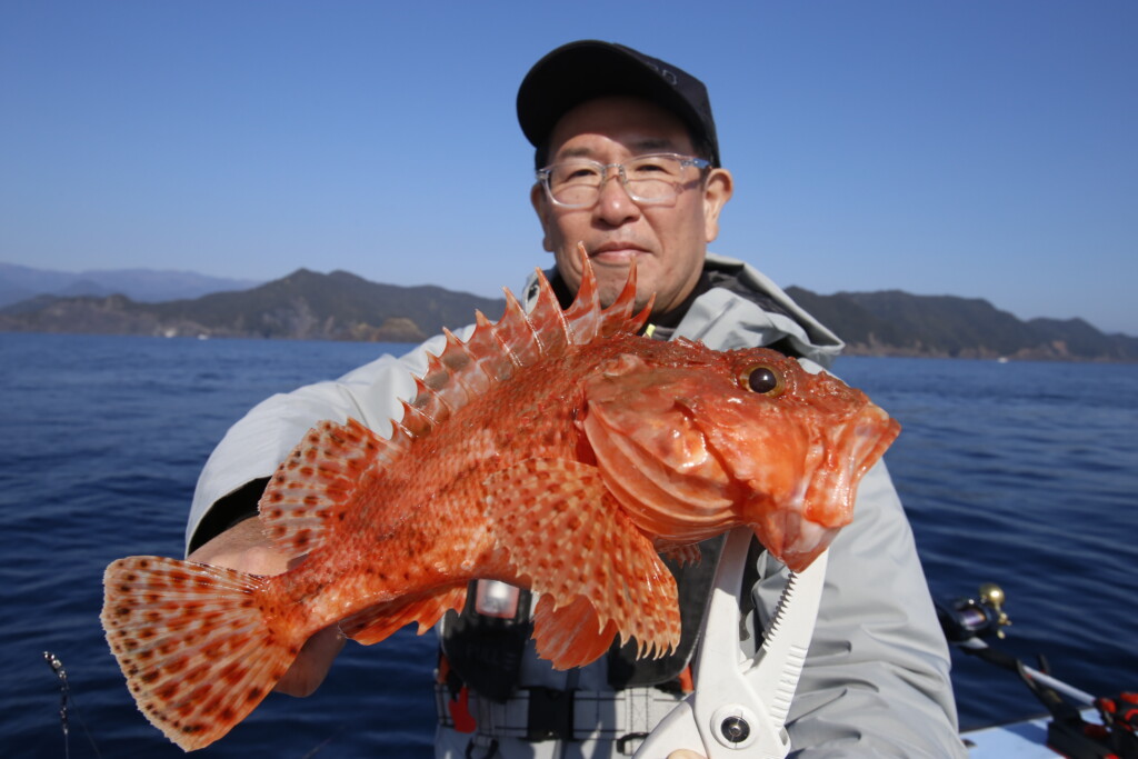 高級魚「オニカサゴ」がザックザク！ 魅惑のエリアで人気の釣り番組