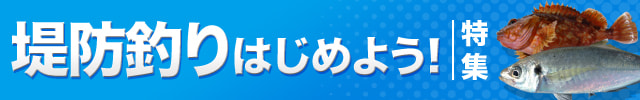 堤防釣りはじめよう！特集