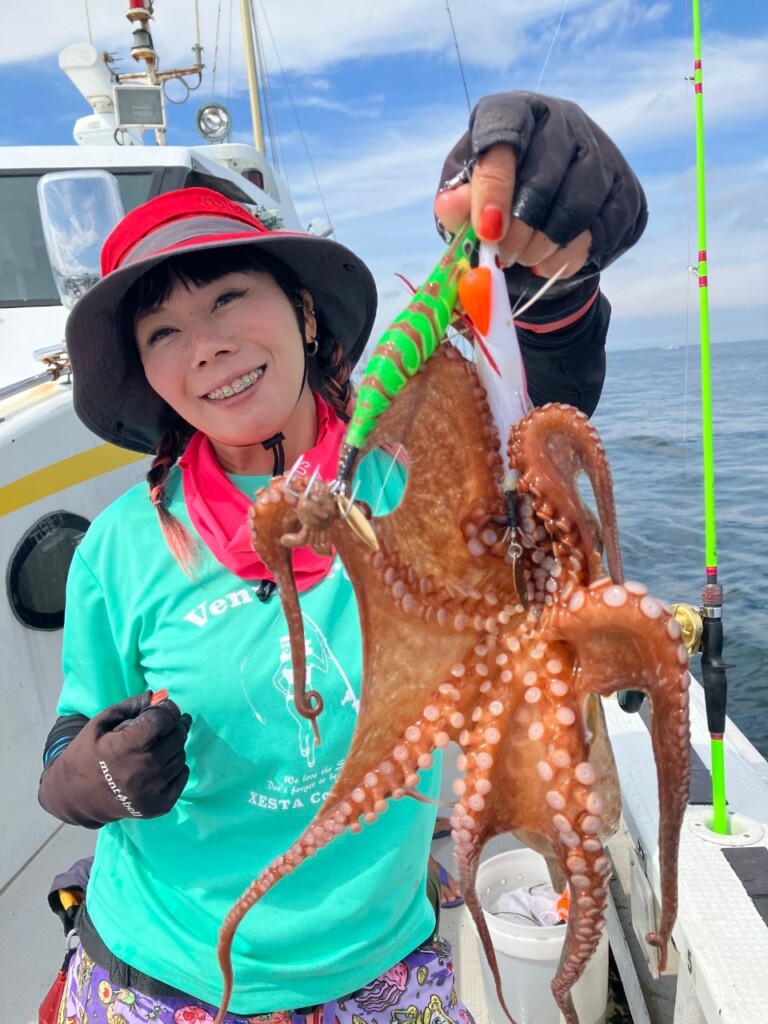 明石タコ釣りに！ERAN OCTOPUS WIDE 右巻き 明石タコ釣りに！ERAN