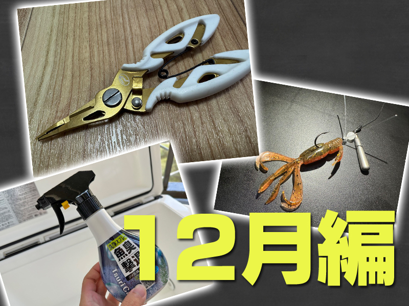 12月編】釣りメディア編集部員が「買ってよかった」と感じた釣具3選