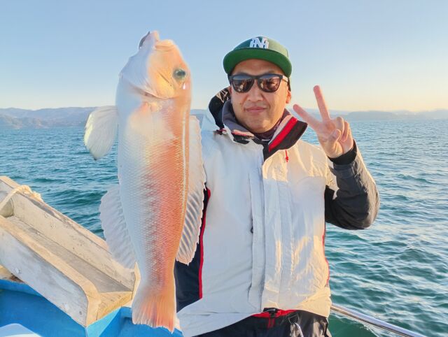 江戸縮緬　目出度い鯛 甘鯛狙いのひとつテンヤ午後便で！ | 釣果情報 | 恵比寿丸 - 大阪 淡輪